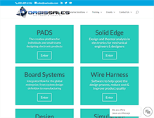 Tablet Screenshot of oasissales.com